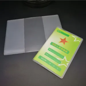 Transparent Clear Matt Plastic Soft PVC Book Sleeve Cover