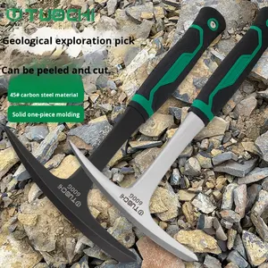 Marteau d'exploration multifonction, <span class=keywords><strong>pioche</strong></span>, fendeur de bois de chauffage d'extérieur, outil d'exploration géologique, alpinisme, une seule pièce - Product Image 1