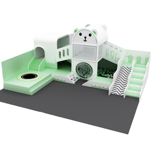 Tobogán de Plástico Blanco, Set de Juego Suave, Piscina de Bolas, Castillo Inflable para Bebés, Equipo de Juegos al Aire Libre, Túnel, Capacidad de 500 kg, 3-12 Años - Product Image 4