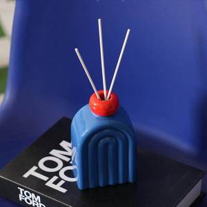 Diffusore di Aromi Artigianale Senza Alcool in Ceramica, Senza Fiamma, <span class=keywords><strong>con</strong></span> Bastoncini, Vuoto, per Oli Essenziali, Decorazione per la Casa - Product Image 3