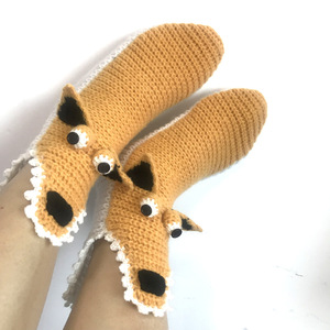 Calcetines <span class=keywords><strong>de</strong></span> punto con diseño <span class=keywords><strong>de</strong></span> ardilla <span class=keywords><strong>de</strong></span> dibujos animados, calcetines <span class=keywords><strong>de</strong></span> media pantorrilla, cálidos y cómodos, para estar en casa, para mujeres y hombres, para invierno, para interiores. - Product Image 2