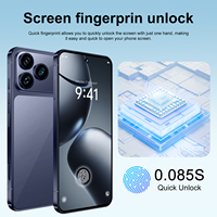 Smartphone A17 Pro 7,3 pouces Processeur Octa Core Caméra arrière 108MP Résolution HD LTE/5G Batterie 8000 mAh 16+512 Go OLED 120Hz Android 15