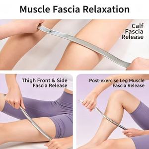 Outil de libération myofasciale en acier inoxydable, masseur corporel complet pour raclage musculaire, jambes, épaules, dos, fascia, avec télécommande sans fil - Product Image 2