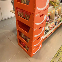 Support d'affichage en Coroplast personnalisable avec impression UV, empilable, en panneau creux PP, pour promotion en magasin de détail
