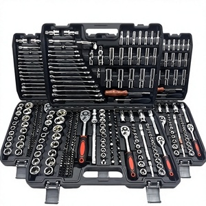 Juego <span class=keywords><strong>de</strong></span> Herramientas Mecánicas Profesionales <span class=keywords><strong>de</strong></span> 216 Piezas, Llaves <span class=keywords><strong>de</strong></span> Trinquete <span class=keywords><strong>de</strong></span> Acero con Alto Contenido <span class=keywords><strong>de</strong></span> Carbono, Estuche Rígido para <span class=keywords><strong>Taller</strong></span> - Product Image 1