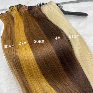 Il fascio indiano malese vergine crudo 100 intreccia i capelli umani, fasci vergini peruviani dei capelli umani del grado 12A