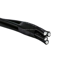 Vollaluminium XLPE 0,6/1kV PRC-Kabel/ABC-Luftkabelbündel 4*25mm 4*35mm 4*50mm 4*70mm 4*95mm Elektrisches Freileitungskabel