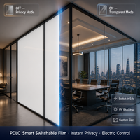 Film PDLC auto-adhésif décoratif |   Verre intelligent à intensité variable pour la confidentialité |   Solution de fenêtres commutables pour les espaces modernes