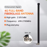Antena dudukan dinding/tiang luar ruangan, 698-2700 MHz 3G 4G LTE omni-directional untuk ponsel seluler 4G LTE Router Modem Gateway