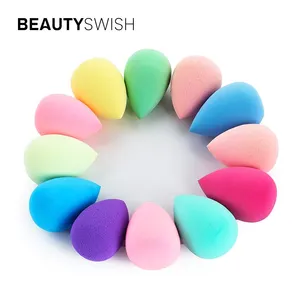 Groothandel Microfiber Natuurlijke Zee Makeup Sponge Blender Met Super Zacht Oranje Makeup Puff Houder