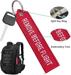 Llavero Bordado Personalizado con Etiqueta Roja, Regalos Promocionales, Llaveros de Tela Bordada, Llavero Tejido - Product Image 6