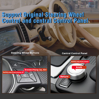 Adaptor otomatis Android CarPlay nirkabel untuk Mercedes Benz C Class W204 2011-2014 NTG4.5 Plug & Play Mirror Link kontrol OEM