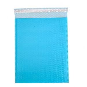 Sac d'emballage pour vêtements imperméable et antichoc, sac auto-adhésif en mousse, enveloppe de coursier, sac à bulles bleu épaissi - Product Image 4