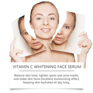 Suero Facial con Vitamina C, Esencia Facial Blanqueadora e Iluminadora, Líquido Hidratante Antienvejecimiento para Uso Doméstico - Product Image 3