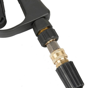 Adaptateur à connexion rapide M22 1.5 3/8 pour tuyau et pistolet de nettoyeur haute pression, pression réglable en métal - Product Image 2