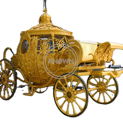 Роскошная электрическая каретка из тыквы, королевская каретка Золушки, Каретка с рисунком лошади, специальная транспортировка, свадебная каретка