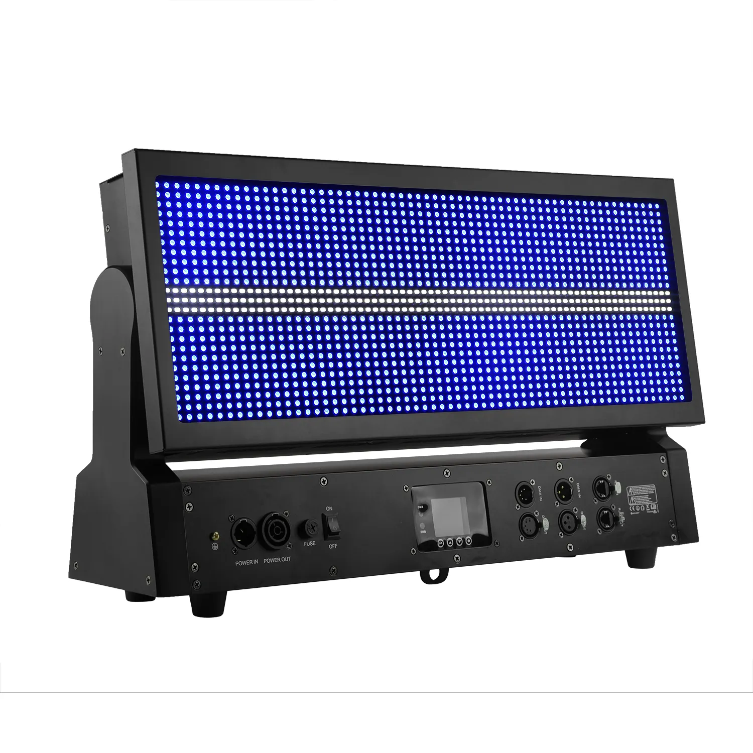 Poderoso Tilt Movendo Cabeça Strobe Luz LED 1536pcs RGBW Quad Zone Pixel DMX512 Martix Wash IP20 para Stage Dj Disco Party Show