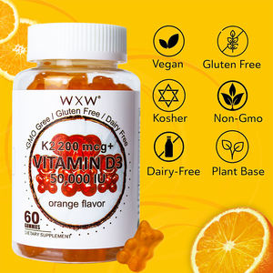 العلامة التجارية WXW الفردية بالجملة أفضل فيتامين B1 غائر الدب الفيتامينات C والزنك Gummies حلوى لينة Imunne الملحق - Product Image 3
