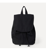 Sac à dos scolaire unisexe en toile, neuf, mignon, motif dessin animé, mode décontractée, simple, printemps-été, couleur unie, fermeture éclair