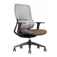 Chaise de bureau ergonomique en maille, chaise de bureau à dossier haut, appui-tête et accoudoirs réglables, chaise d'ordinateur inclinable pour la maison et le bureau