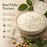 Vente en gros de flocons de cire de soja à faible dégagement de fumée longue durée de combustion cire de soja végétalienne 100% pure cire de soja pour la fabrication de bougies durables