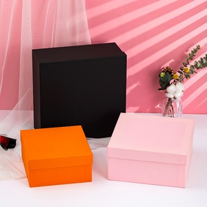 Wholesale Recyclable Large <b>Square</b> Heaven Earth Cover Gift Box Matt Lamination UV Coating Embossing Valentine's Day Birthday - Product Image 4