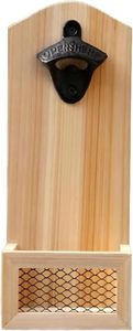 <span class=keywords><strong>Sacacorchos</strong></span> y abridor de <span class=keywords><strong>pared</strong></span> personalizable moderno, construcción de bambú para atrapar tapas de botellas para cerveza y vino, utensilios de cocina - Product Image 3