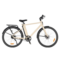 Bicicleta Eléctrica Urbana de 250W con Transmisión por Correa, Frenos de Disco Hidráulicos, Batería Integrada, Estilo Stepover, Disponible en Almacén de la UE