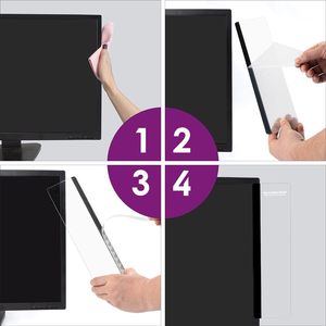 Bán buôn rõ ràng Acrylic Memo Board Acrylic Màn hình Memo Board Acrylic Memo Board với đứng cho Lưu ý - Product Image 4