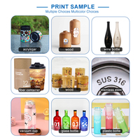 Ventes directes d'usine Imprimante Dtf Mug Bottle Imprimante à cylindre UV rotatif à passage unique