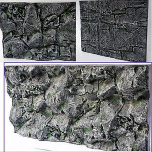 Cleen - Terrario Rectangular Moderno de Alta Calidad para Reptiles, Fondo de Paisajismo 3D de PU Ecológico para Decoración de Terrarios - Product Image 3