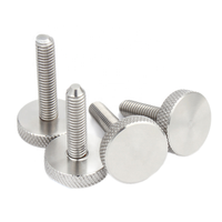 Vis à molette moletée DIN 653 en laiton usiné CNC, plaqué zinc, oxyde noir, plaqué argent, grades 5.8-12.9, vente en gros