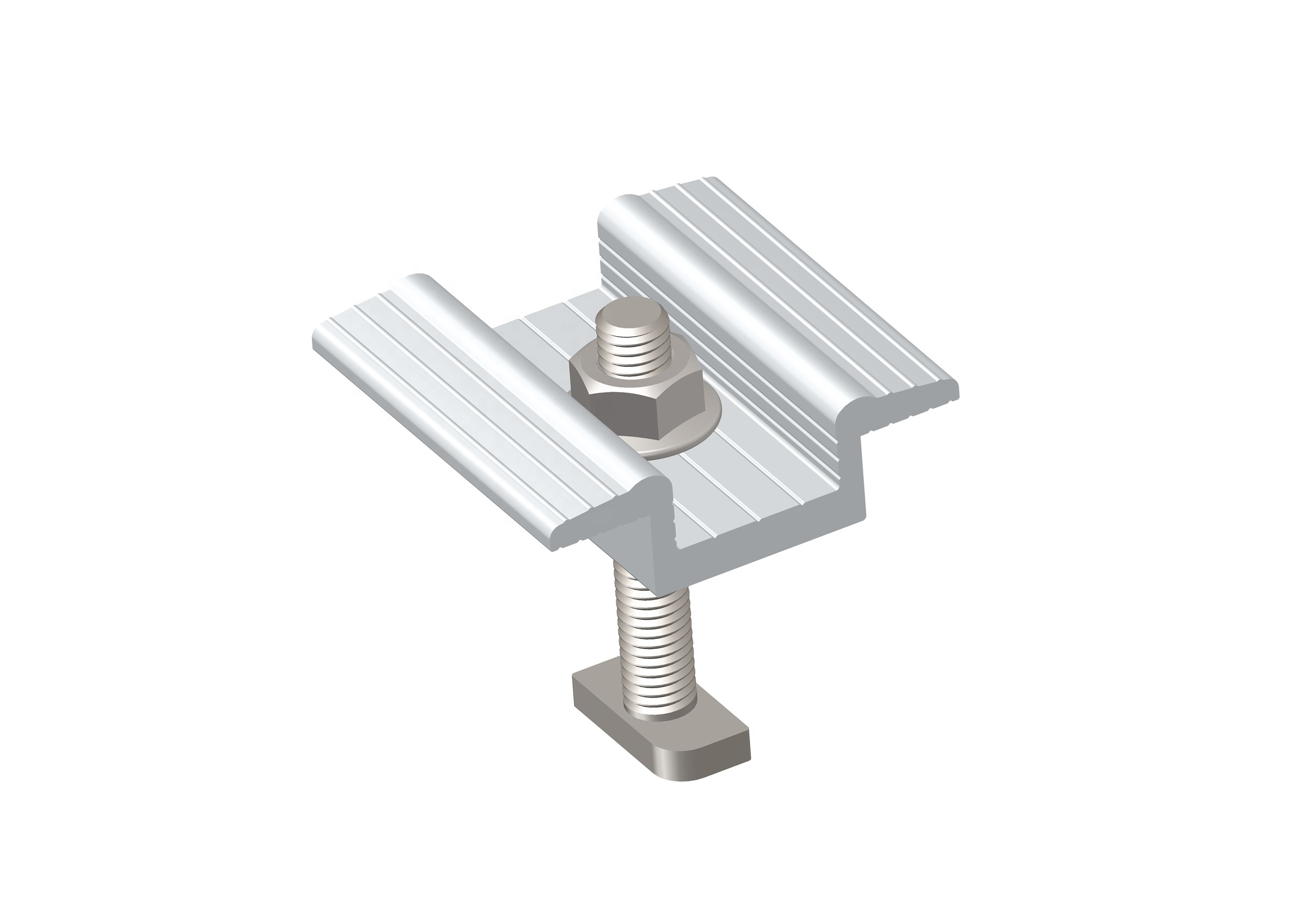 Производитель системы крепления солнечных панелей, средний зажим для солнечных панелей