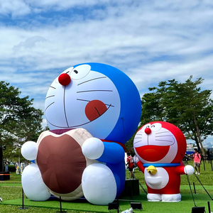 Palloni Gonfiabili LED a Forma di Personaggio per Decorazioni Esterne, Gonfiabili Pubblicitari di Doraemon per Esposizioni Promozionali - Product Image 1