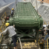 Alimentateur à tablier électrique robuste pour la récupération des déchets d'anodes et de l'électrolyte des fonderies d'aluminium et pour les applications de construction