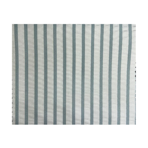 ผ้าทอซีร์ซัคเกอร์ ดูดซับความชื้น ผลิตจากโพลีเอสเตอร์ 93% สแปนเด็กซ์ 7%  ขนาดกว้าง 56 นิ้ว น้ำหนัก 185 กรัมต่อตารางเมตร ระบายอากาศได้ดี - Product Image 1