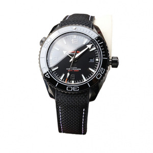 Jam Tangan Selam 600m Dial Penunjuk Bercahaya Tali Karet Oranye Jam Tangan Mekanik Otomatis - Product Image 5