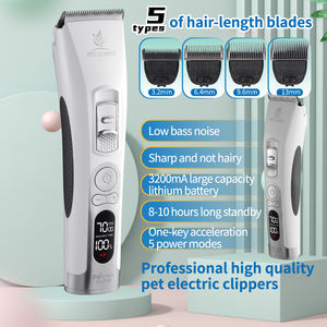 Máquina de Afeitar para Perros Fenice Tijera Eléctrica Profesional para Mascotas Cabezal de Corte de Pelo Profesional para Tienda de Mascotas Cortapelos Profesional para Gatos y Teddy - Product Image 4