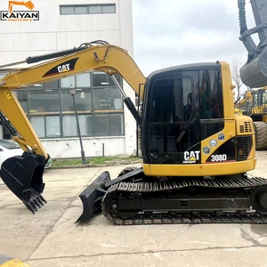 Excavatrice sur chenilles CAT 308D d'occasion, 8 tonnes, pelle hydraulique, machine de terrassement sur chenilles pour la construction - Product Image 2