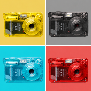 Cámara <span class=keywords><strong>de</strong></span> Bolsillo Compacta para Estudiantes con Pantalla <span class=keywords><strong>de</strong></span> 2.7 Pulgadas, 4K Vlog, 48MP, Carcasa Transparente, Precio al por Mayor - Product Image 1