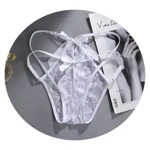 Wholesale High Quality Women Transparent Low Waist Panties Sexy Lingerie Shopping