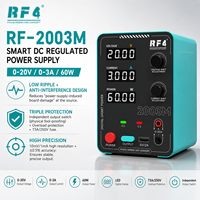 Fuente de Alimentación Inteligente RF4 2003M, Fuente de Alimentación Regulada Ajustable para Reparación de Teléfonos, Pruebas de PCB, Mantenimiento Electrónico