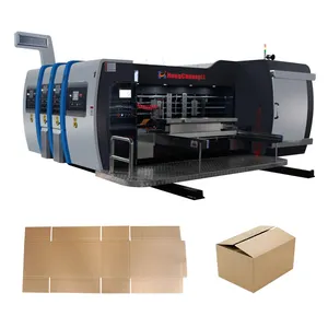 HCL mesin cetak fleksibel kotak bergelombang penuh harga mesin cetak 4 warna Flexo