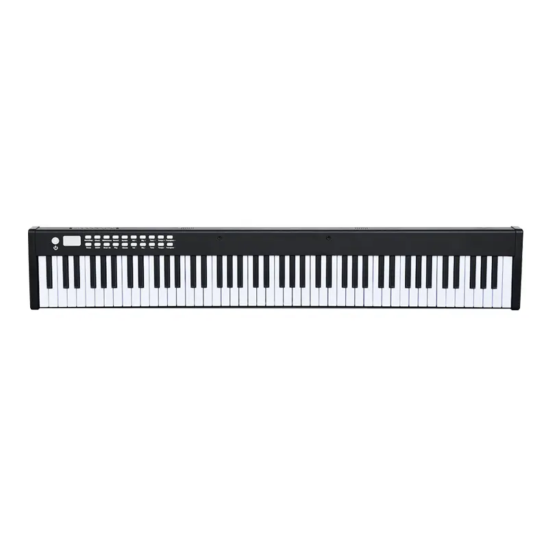 BX2 Piano eletrônico portátil 88 teclas instrumentos sintéticos ponderados teclado eletrônico com função ensino