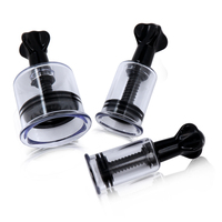Ventouse de massage rotative pour l'agrandissement des seins en plastique transparent