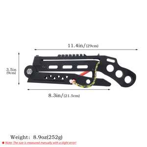 หนังสติ๊กพับได้ Piaoyu รุ่นใหม่ หนังสติ๊กสำหรับล่าสัตว์แบบมืออาชีพ สามารถยิงลูกดอกและลูกเหล็กได้ - Product Image 3