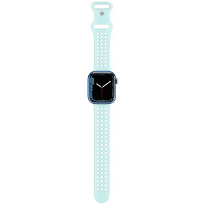 Cinturino di ricambio in Silicone per cinturino <span class=keywords><strong>Apple</strong></span> <span class=keywords><strong>Watch</strong></span> Series 7 6 5 4 3 SE per cinturino <span class=keywords><strong>Apple</strong></span> <span class=keywords><strong>Watch</strong></span> 38 40 41 <span class=keywords><strong>42</strong></span> 44 45 <span class=keywords><strong>mm</strong></span> - Product Image 4