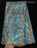 Tissu africain en filet d'organza découpé à la main 2025 Dentelle en maille de tulle de broderie de paillettes brillantes françaises de haute qualité pour robe de soirée