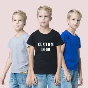 100% хлопчатобумажная детская футболка на заказ с принтом для детей футболка с мультфильмами Детская футболка с индивидуальным логотипом