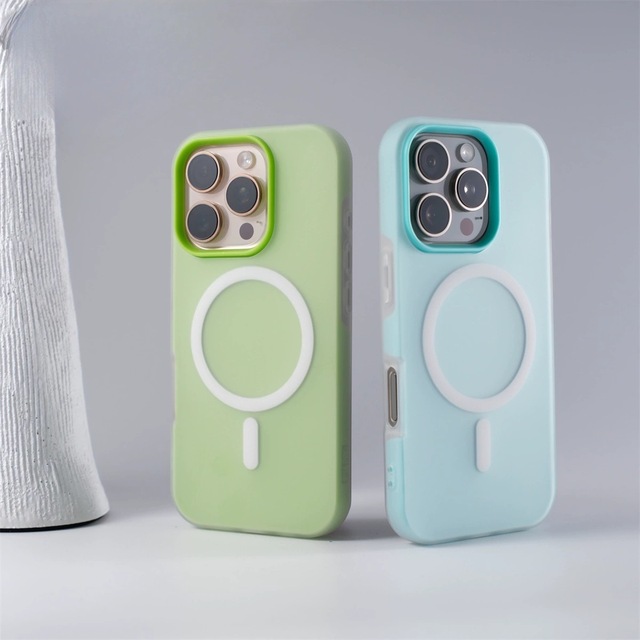 For iPhone 17 Pro Max Jelly Magnetic Phone Case for iPhone 16 15 Skin Texture Matte Anti Drop Protective Cover